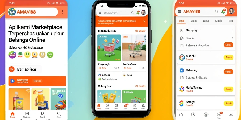Tampilan antarmuka AMAVI88 yang user-friendly dalam berbelanja.