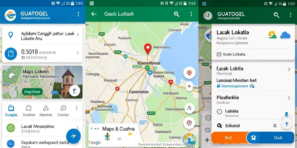 Tampilan antarmuka GUATOGEL yang intuitif dan informatif.