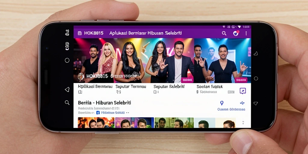 Tampilan antarmuka HOKI8815 yang modern dan informatif.