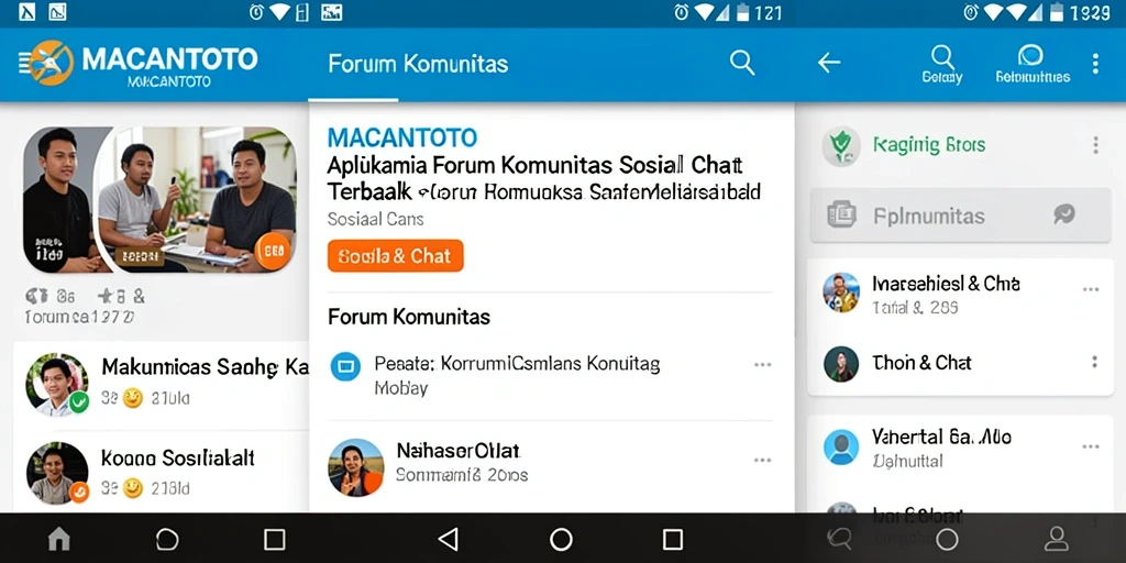Tampilan antarmuka sosial yang menarik dan interaktif di MACANTOTO.